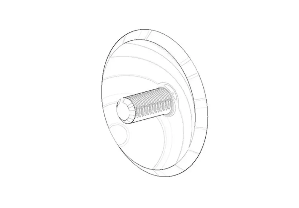 DORNBRACHT Abdeckung ERSATZTEILE 093030060 D. 18 x 9 mm Chrom, 093030060-00 Galeriebild 1
